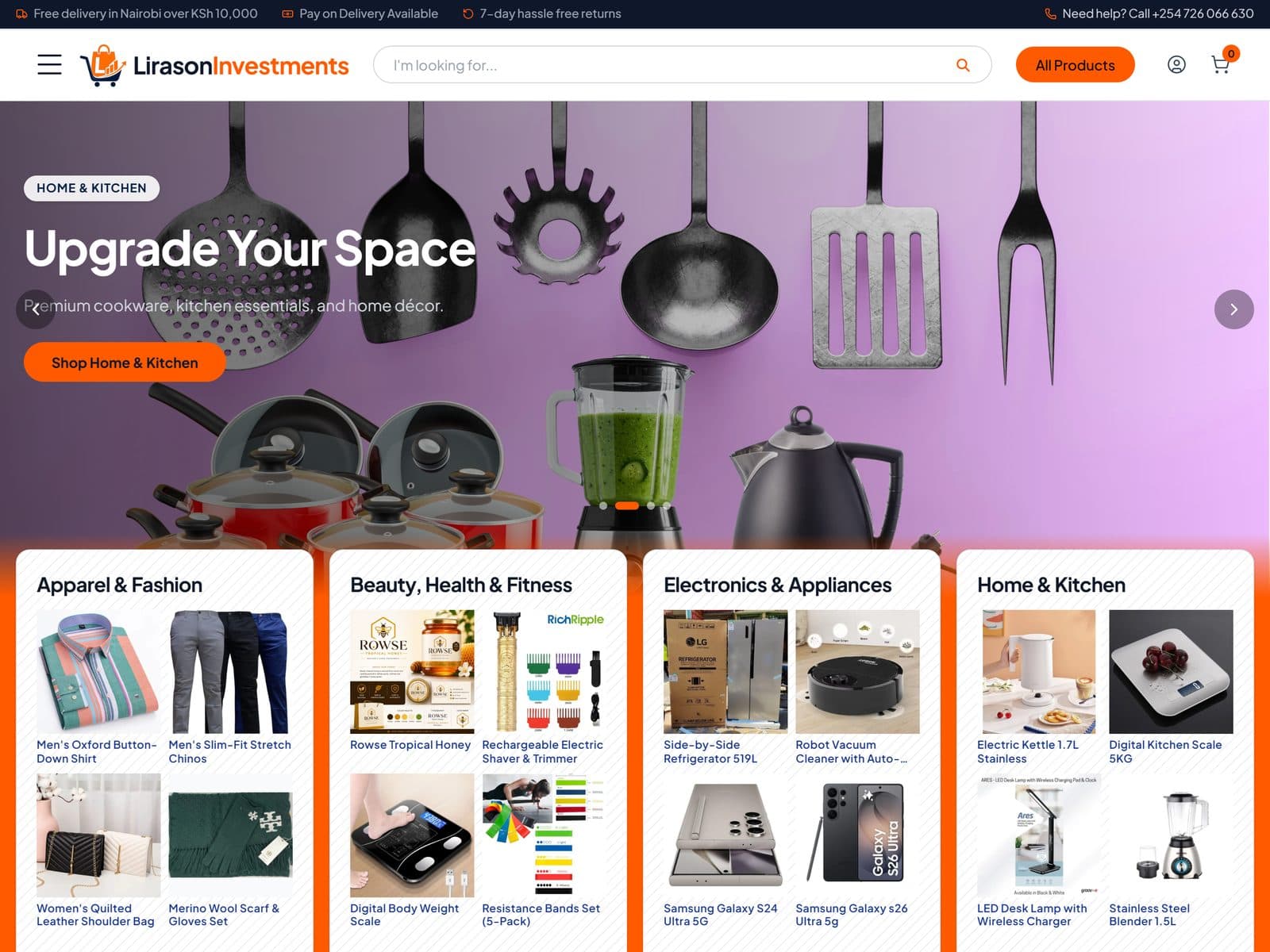 Screenshot of Lirason Investments
