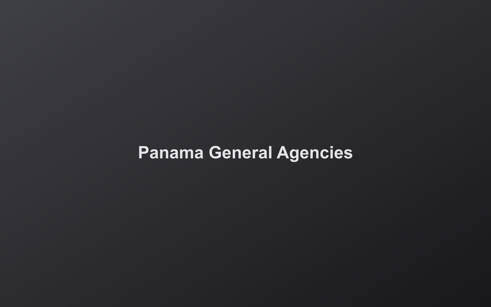 Screenshot of Panama General Agencies